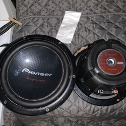 2-10” Pioneer Subs