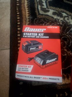 Bauer 5ah Battery and Charger