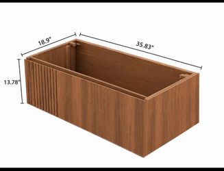 Bathroom vanity 35.83" x 18.9"
