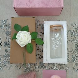 Wifey Coffee Glass Gift Box