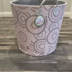 Girls Laundry Hamper Or Toy Storage Basket 