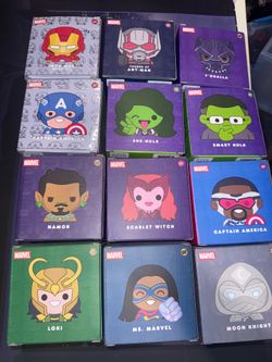 100% Soft MCU Marvel Megamoji Vinyl Figures