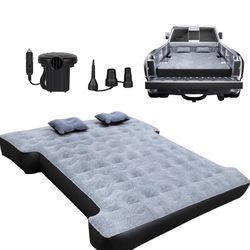 Umbrauto Inflatable Truck Bed Air Mattress for Full Size Short Truck Beds, 5.5-5.8ft, with Pump & Ca