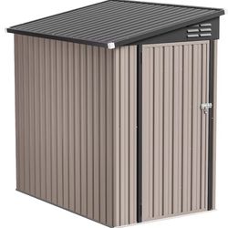 6 X 4FT-  Metal Outdoor Storage Shed