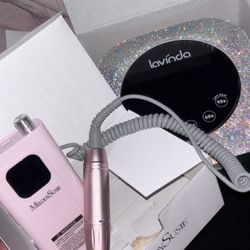 💅 NAIL STARTER KIT FOR SALE 💅 UV Lamp + Electric Nail Drill ✨ Works perfect / like new
