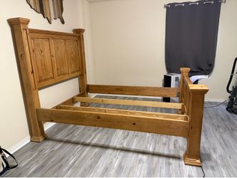 Wooden QUEEN bed frame