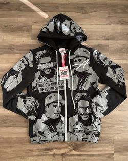 Asaali X Awful Lot Of Cough Syrup Grey Zip Up