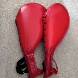 Double Kicking Target Paddles (often called "Clappers")