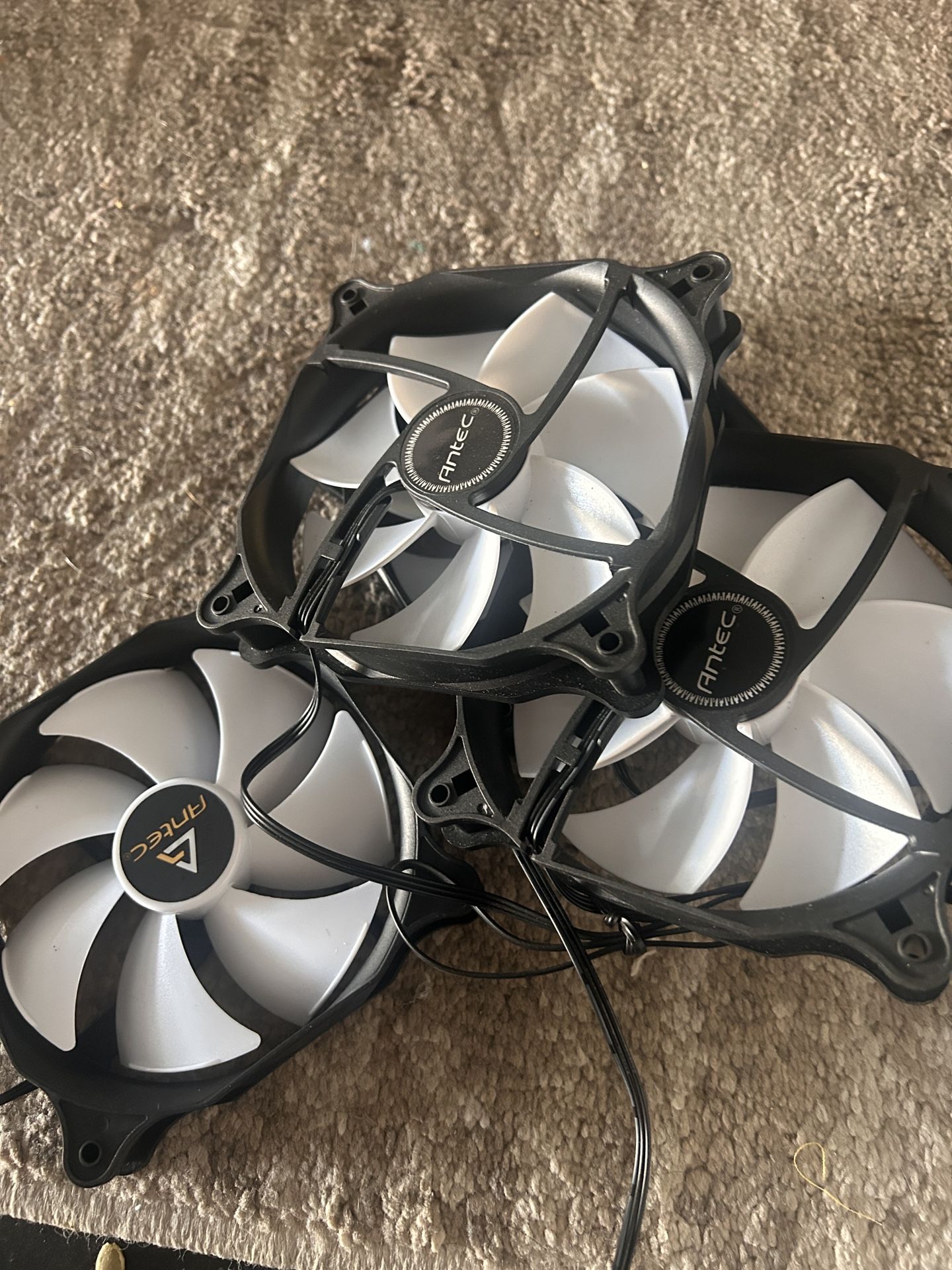 4 - 120mm fans gaming pc build