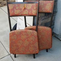 Antique folding chairs