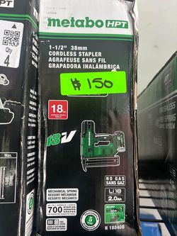 Metabo 1-1/2in Cordless Stapler