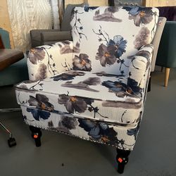 Floral Accent Chair 