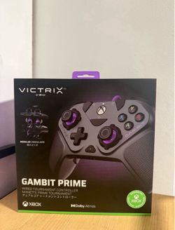 VICTRIX GAMBIT PRIME TOURNAMENT WIRED CONTROLLER – XBOX / PC – NEW
