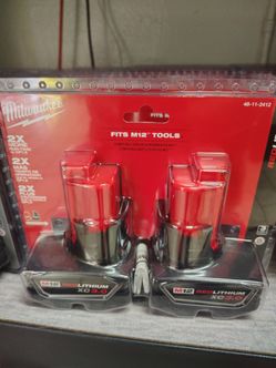 Milwaukee two 3.0ah batteries