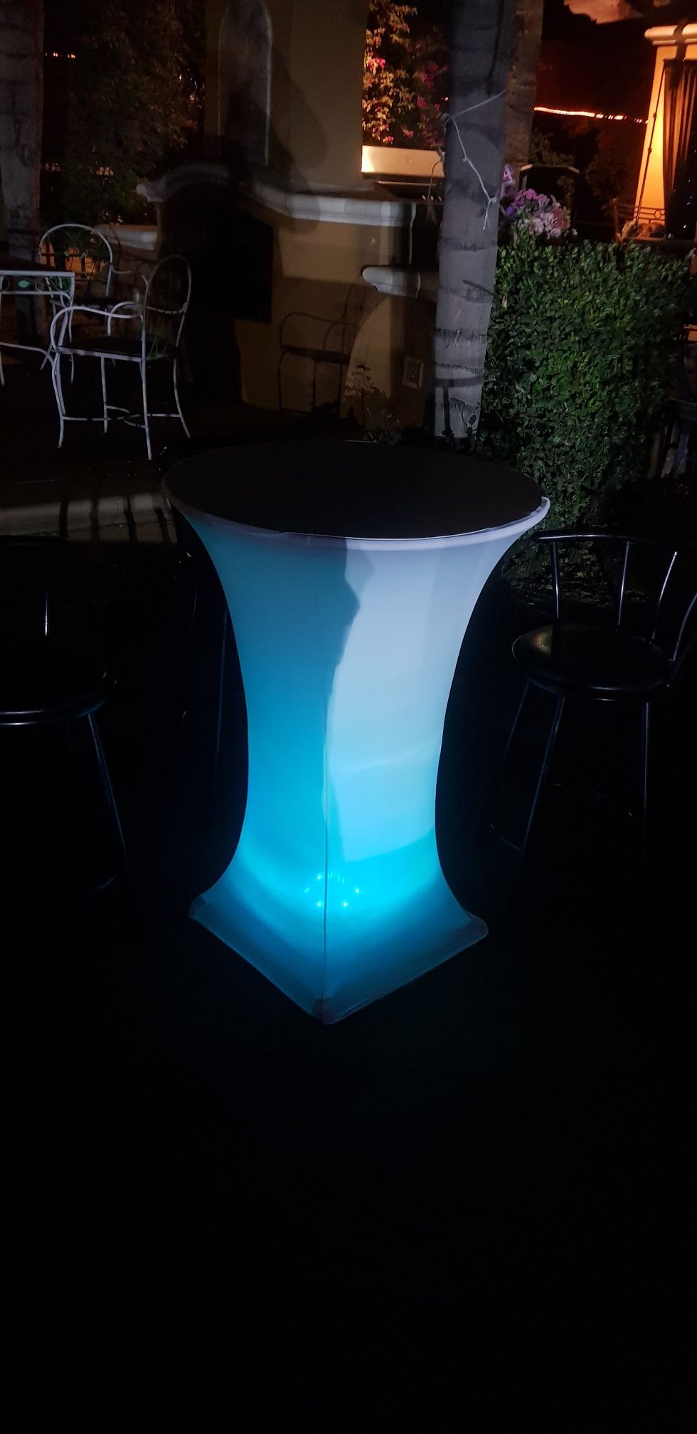 COCKTAIL TABLES HEATER BENCHES ARTIFICIAL GRASS LIGHTS