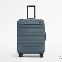 Brand New In Box! Away 26” Luggage Travel Suitcase The Softside Medium Coast Blue