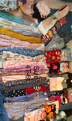 Girls Size 4-6 Clothing Bundle Lot