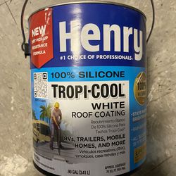 Henry 887 Tropi-Cool 2 2 White 100% Silicone Reflective Roof Coating 0.90 gal.
