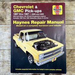 Chevrolet & GMC Paperback Manual Repair