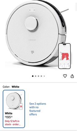 TECBOT S3 PRO Robotic Vacuum Cleaner and mop, LiDAR Navigation, 150mins Runtime&4,000Pa Suction, Automatic Charging Robot Vacuum Cleaner, WiFi,App,Ale