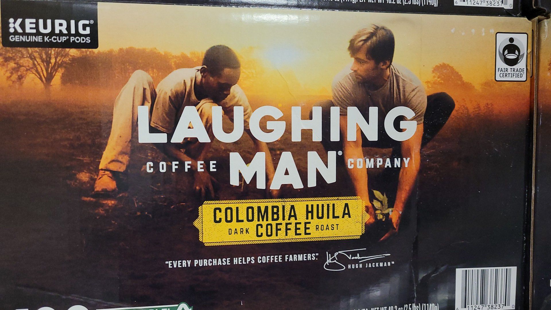 Coffee laughing man