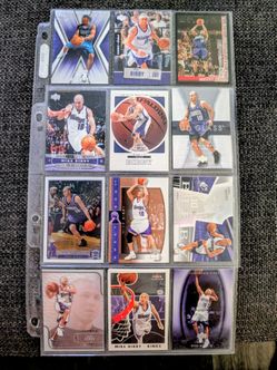 Mike Bibby 12 card lot
