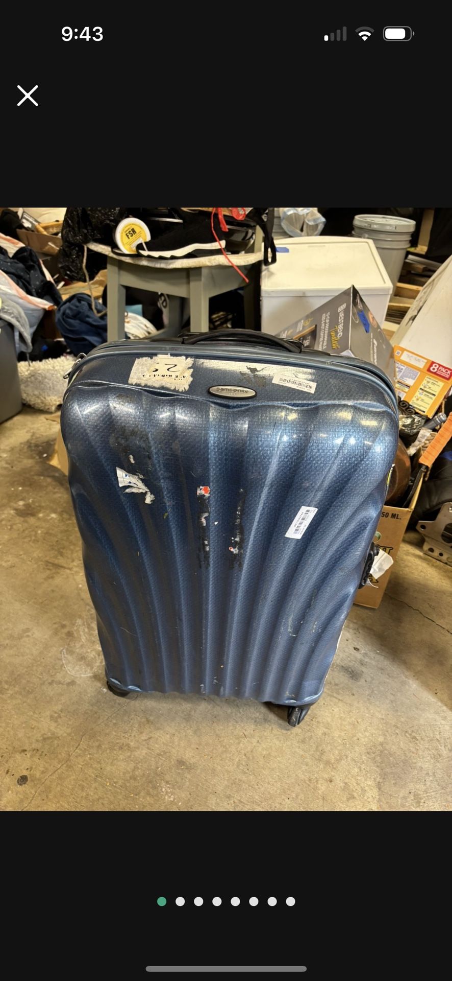 LOW PRICE MOVING- $450 + TAX RETAIL SAMSONITE 4 wheel Spinner Luggage