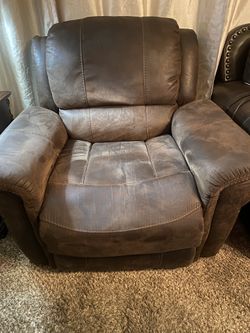 Faux Leather Chair