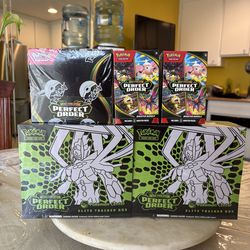 Perfect Order ETB , Booster Box, & Booster bundle