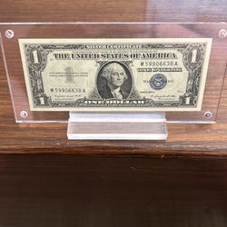 US Currency $1.00 Series 1957A - Silver Certificate - Uncirculated!!!