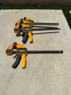 4 Dewalt 20’’ Trigger Clamps
