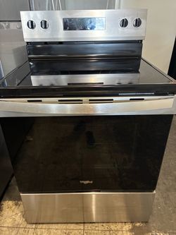 Whirlpool Stainless Steel 30” Electric 240 Volts Stove