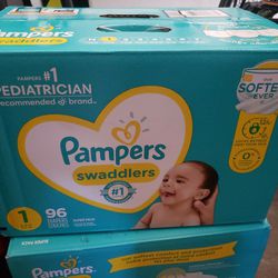 Pampers Diapers - 1 Year Old - 96 Count $24 OBO (Or Best Offer)