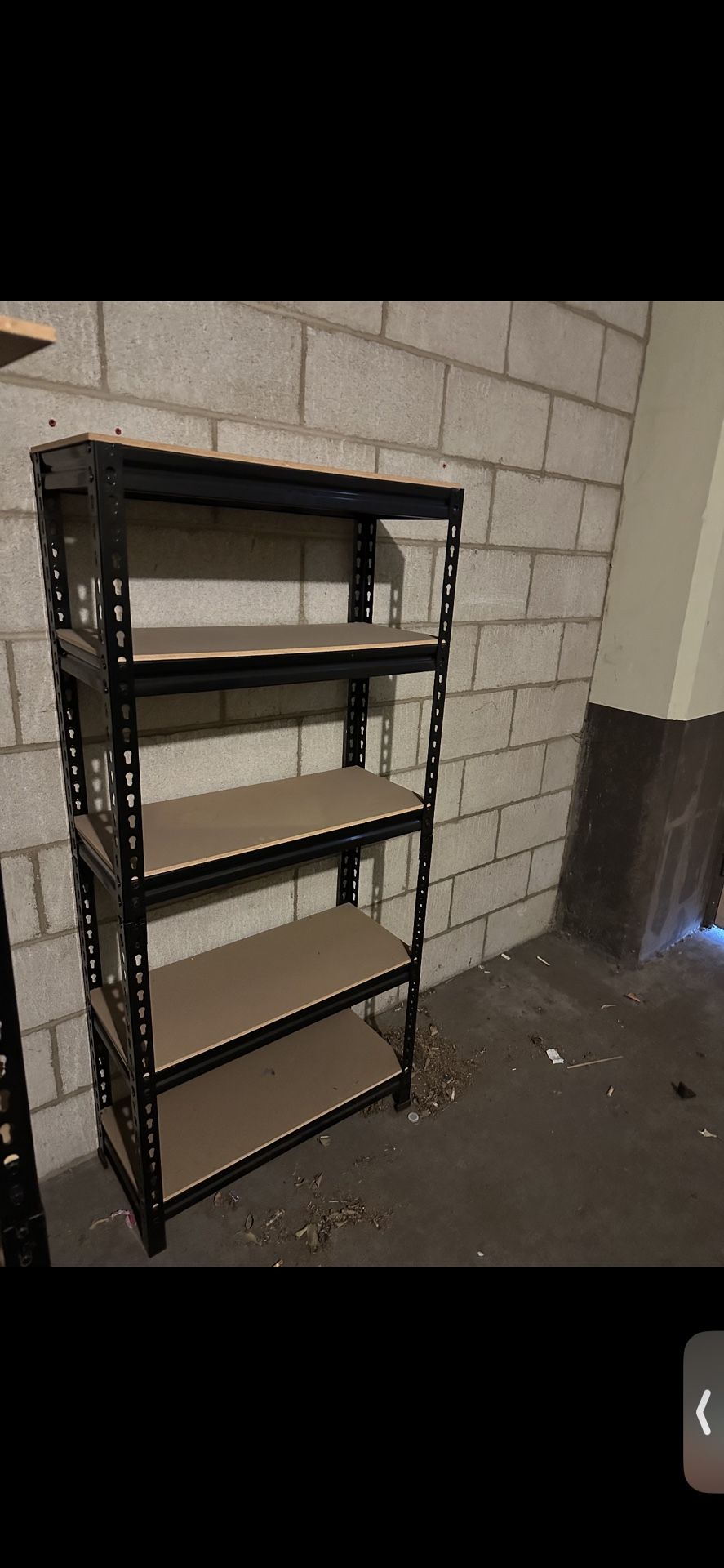 5-tier Metal and Board Shelves