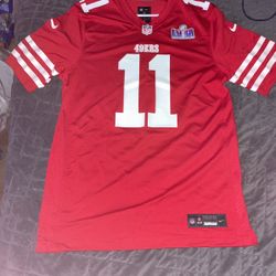 Authentic Brandon Aiyuk Super Bowl Jersey