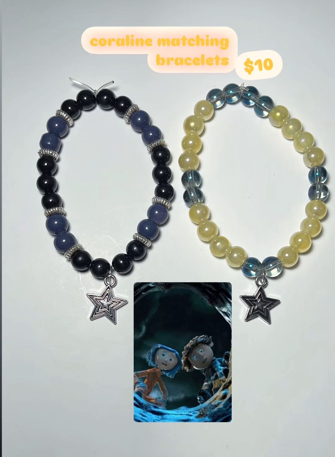 Matching Coraline Bracelets