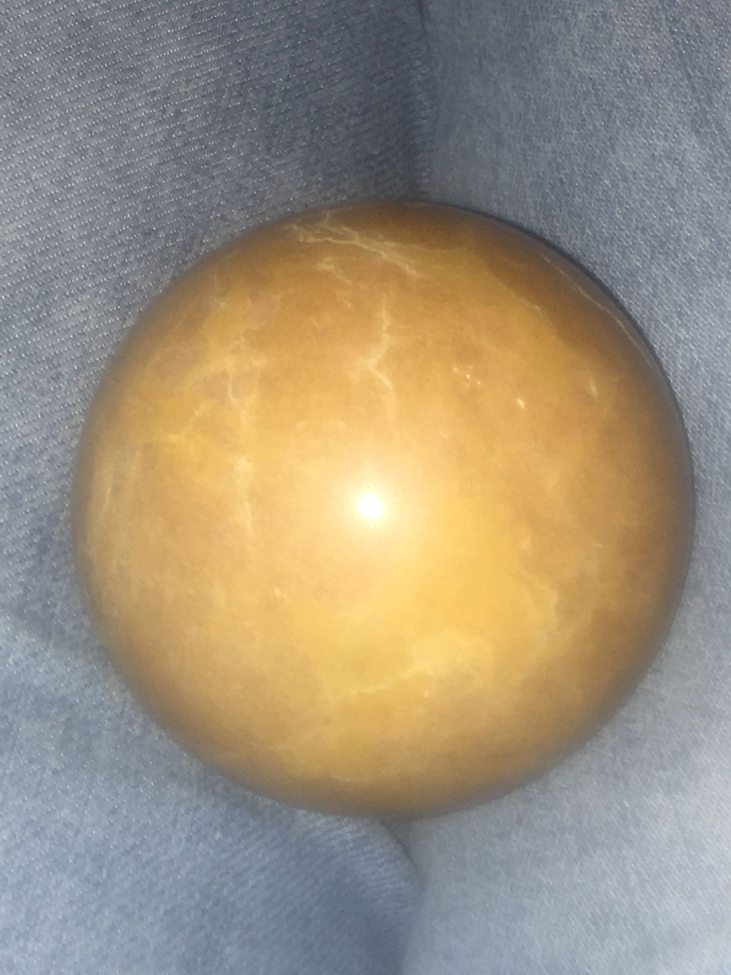 Antique carpet ball