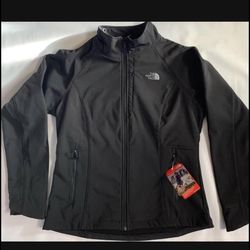 New Women Black The North Face  Apex Bionic Soft Shell Jacket 