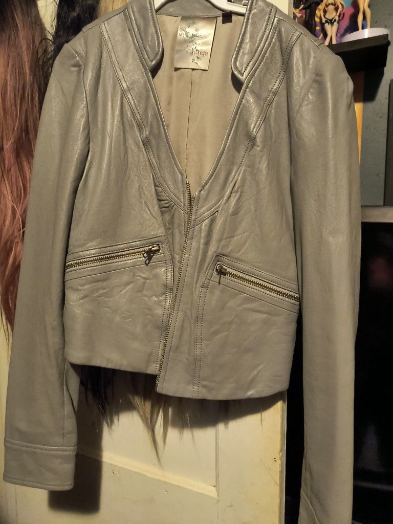 Genuine Hinge Leather Jacket