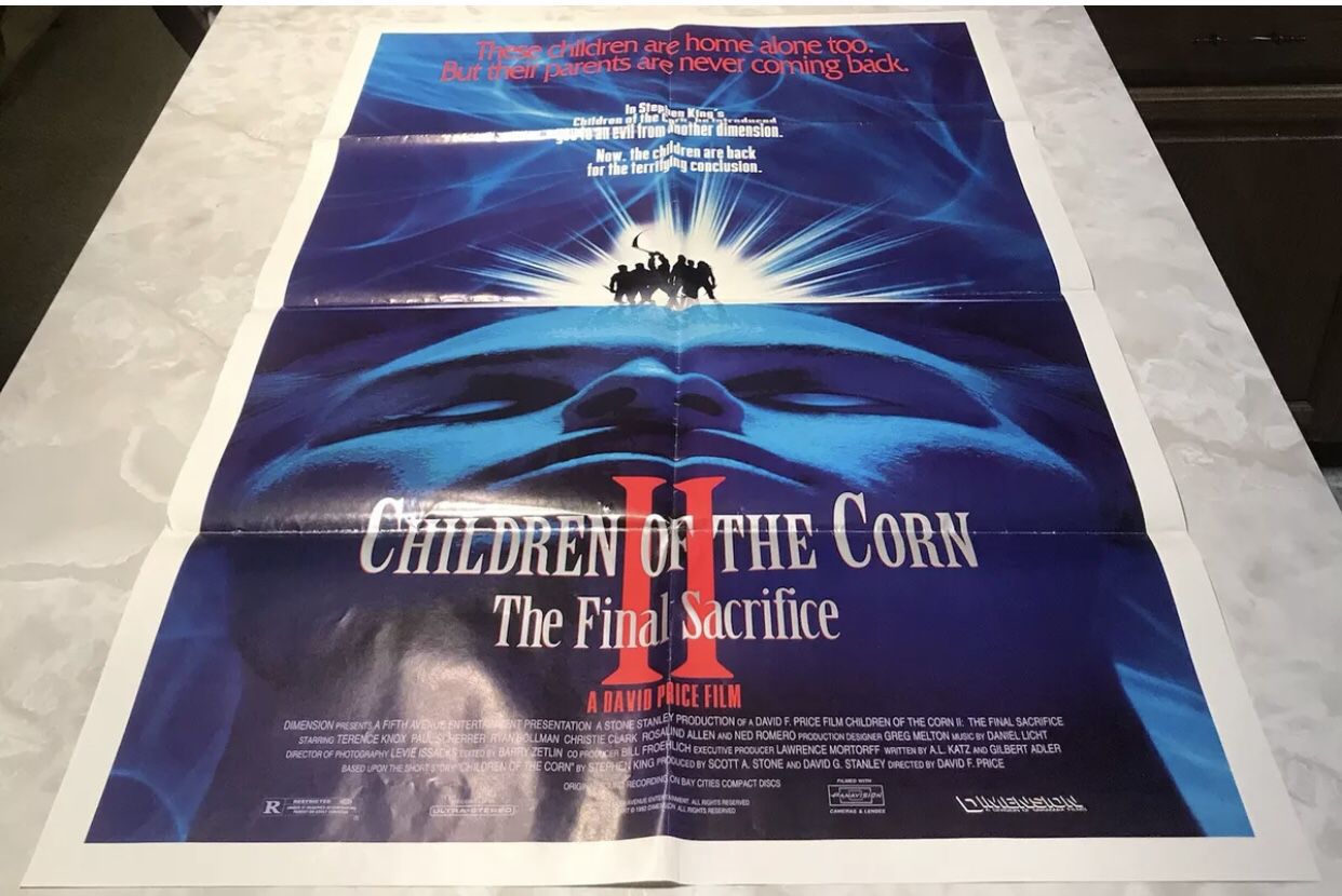 Vintage Children of the Corn Movie Poster
