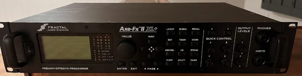 Guitar Effects Axe Fx II XL+