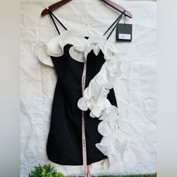 Ieena Mac Duggal Party Dress Black And White Size 2 New