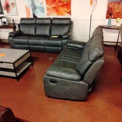 Leather Looks Sofa Loveseat Normally 2,799