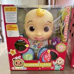 CoComelon, JJ Learning Doll, Includes Lights and Sounds, Baby and Toddler Toy