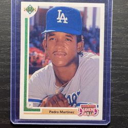 1991 Upper Deck Pedro Martinez Rookie Baseball Card #2F
