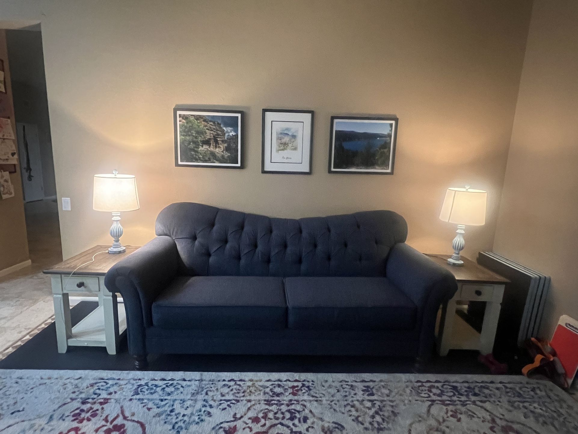 Sleeper Sofa (queen) and Loveseat Set