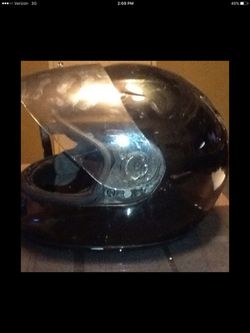 Motorcycle helmet lg.
