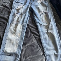 american eagle boyfriend jeans size 0