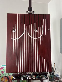 Oil painting- fragments of her 30x40