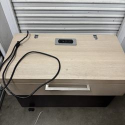 Large Night Stand With Charging Ports. Height Is 24inch. 16 By 30inches. $$30